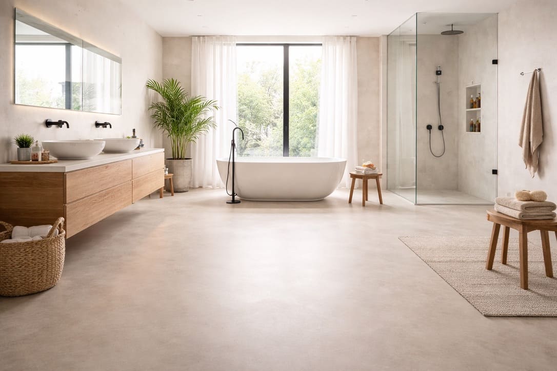 Fugenloses Badezimmer von SPACHTELWERKE